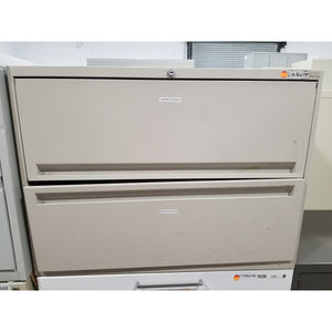 Used 30" 2 Drawer Lateral File, Gray