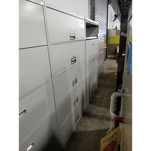 Used 36" 4 Drawer Lateral File, Putty