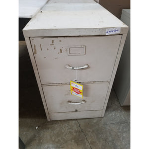 Used 2 Drawer Vertical File, Gray