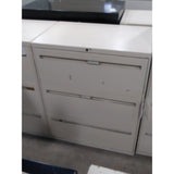 Pre-owned 3 Drawer Lateral File 30", Putty