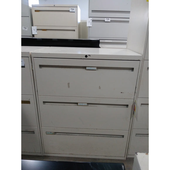 Pre-owned 3 Drawer Lateral File 30