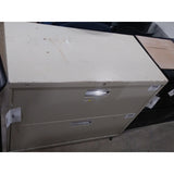 Pre-owned 36" Lateral File 2 Drawer, Putty