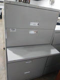 Pre-Owned Hon 36" Wide 5 Drawer Lateral File, Light Putty