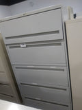 Pre-Owned Hon 36" Wide 5 Drawer Lateral File, Putty