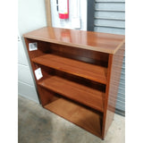 Pre-Owned 3 Shelf Bookcase, 41"High x 36"Wide, Maple