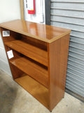 Pre-Owned 3 Shelf Bookcase, 41"High x 36"Wide, Maple