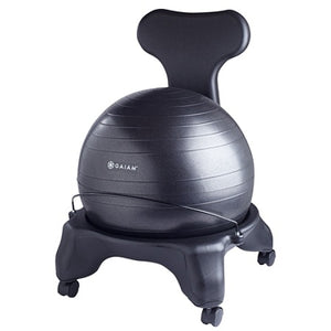 Gaiam Balance Ball Chair, Black