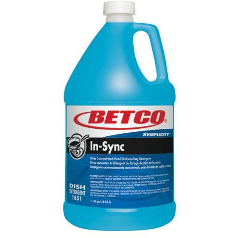 Betco Outlet Symplicity In-Sync Dishwashing Detergent, 128 Oz, Case Of 4