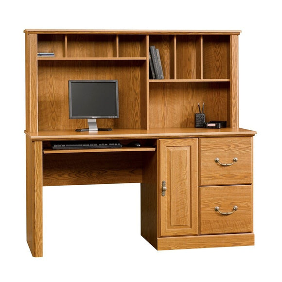 Sauder Outlet Orchard Hills Computer Desk With Hutch, 58-3/4