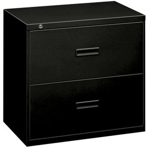(Scratch and Dent) HON 18"W Lateral 2-Drawer File Cabinet, Metal, Black