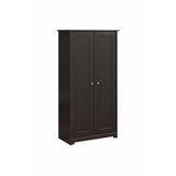 Bush Furniture Outlet Cabot Tall Storage Cabinet with Doors, Espresso Oak