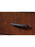 (Scratch & Dent) Sauder Outlet Via 19-1/2"D Vertical 3-Drawer Pedestal File Cabinet, Classic Cherry/Soft Black