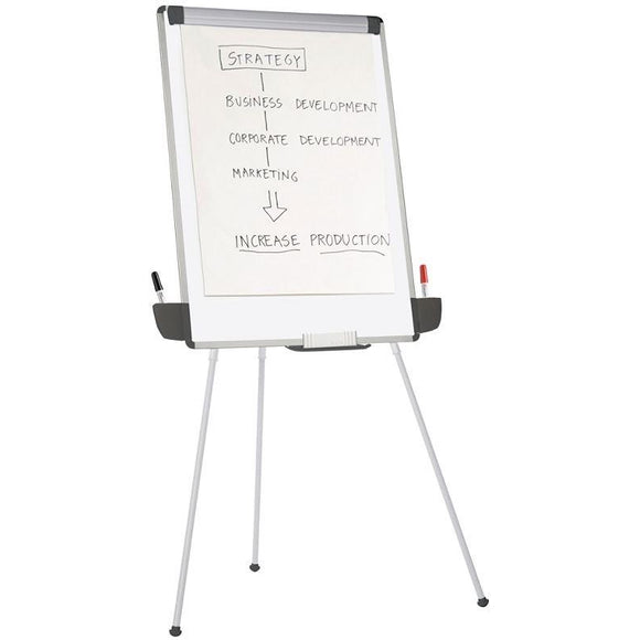 OF4S Outlet Tripod Dry-Erase Easel, 29 3/8