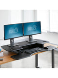 (Scratch and Dent) VariDesk ProPlus Manual Standing Desk Converter, 48"W, Black