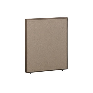 (Scratch & Dent) Bush ProPanel Outlet System Privacy Panel, 42 7/8"H x 36"W x1 3/4"D, Taupe/Tan