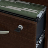 Bush Business Furniture Outlet Components 3 Drawer Mobile File Cabinet, Mocha Cherry
