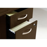 Bush Business Furniture Outlet Components 3 Drawer Mobile File Cabinet, Mocha Cherry
