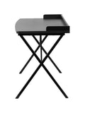 (Scratch & Dent) Ledge Contemporary Laminate Computer Desk, Black