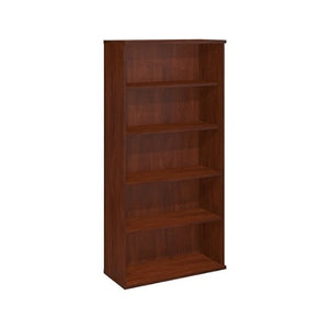 (Scratch & Dent) Bush Business Furniture Components 5 Shelf Bookcase, 18"W, Hansen Cherry