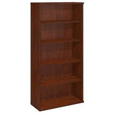 (Scratch & Dent) Bush Business Furniture Outlet Components 5 Shelf Bookcase, 36"W, Hansen Cherry