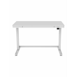 Realspace Outlet 48"W Electric Height-Adjustable Standing Desk, White