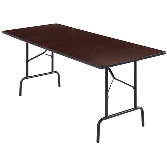 Realspace Folding Tables, 29''H x 72''W x 30''D, Walnut