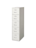 (Scratch and Dent) WorkPro Outlet 26-1/2"D Vertical 5-Drawer Letter-Size File Cabinet, Metal, Light Gray
