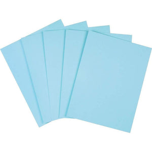 (Open Ream) Pastel Multipurpose Paper, 20 lbs, 8.5" x 11", Blue (Case or Ream)
