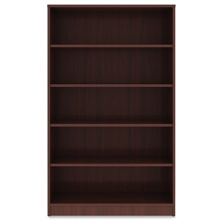 Lorell Outlet Laminate Bookcase, 5-Shelf, 60