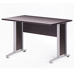 Tvilum-Scanbirk Prima 4-Foot Desk With Metal Legs, Coffee