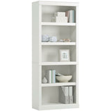 Realspace Outlet 72"H 5-Shelf Bookcase, Arctic White