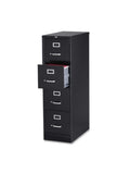 (Scratch and Dent) WorkPro Outlet 25"D Vertical 4-Drawer File Cabinet, Metal, Black