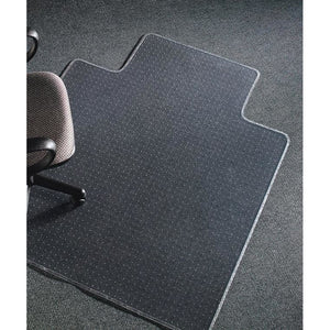 Realspace Outlet Advantage Chair Mat For Thin Commercial-Grade Carpets, Wide Lip, 45"W x 53"D, Clear