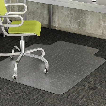 Realspace Advantage Outlet  Chair Mat For Thin Commercial-Grade Carpets, Wide Lip, 46
