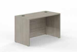 Leah Desk Shell 47"W x 24"D, Oyster Gray