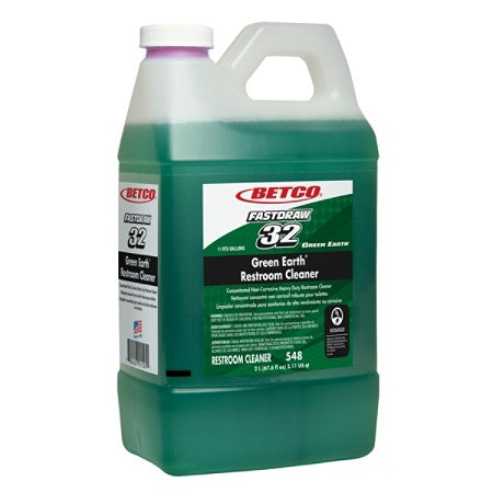 Betco Outlet Green Earth Restroom Cleaner, 2 Liters, Case Of 4 Bottles