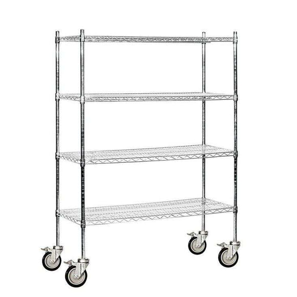 (Scratch & Dent) Lorell Industrial Wire Shelving Add-On Unit, 48