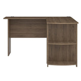 (Scratch & Dent) Ameriwood Outlet Home Dakota L-Shaped Desk With Bookshelves, Rustic Oak