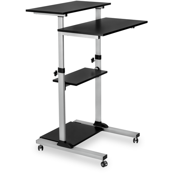 (Scratch and Dent) Mount-It! MI-7940 Mobile Stand-Up Desk, 30-1/2