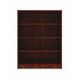 Lorell Outlet Essentials Series 48"H 4-Shelf Bookcase, Cherry