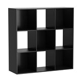 Homestar North America 9-Cube Bookcase, Black