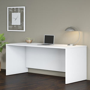 (Scratch & Dent) Bush Business Furniture Studio C Office Desk, 72"W x 30"D , White