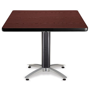 OFM Multipurpose Table, Square, 42"W x 42"D, Mahogany