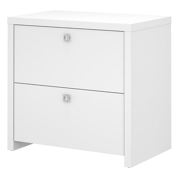 kathy ireland by Bush Business Furniture Outlet Echo Lateral File Cabinet, Pure White