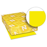 Astrobrights Multipurpose Paper, 24 lbs, 8.5" x 11", Solar Yellow (Case or Ream)