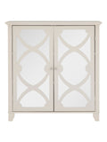 Linon Home Decor Products Addy 2-Door 36"W Large Cabinet, Cream