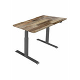 (Scratch and Dent) Vari Electric Standing Desk, 48"W, Reclaimed Wood