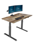 Vari Electric Standing Desk, 48"W, Reclaimed Wood