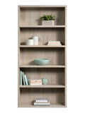 Sauder Outlet Optimum Bookcase, 73-1/2", 5 Shelves, Chalked Chestnut