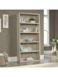 Sauder Outlet Optimum Bookcase, 73-1/2", 5 Shelves, Chalked Chestnut